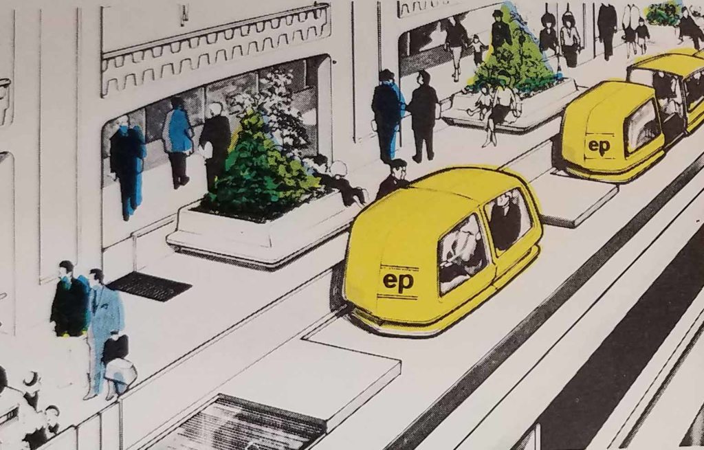 A study from the 1970s  that guided development around Eden Prairie Center envisioned rail transit that is not too dissimilar from what’s being provided by today's Southwest LRT project.
