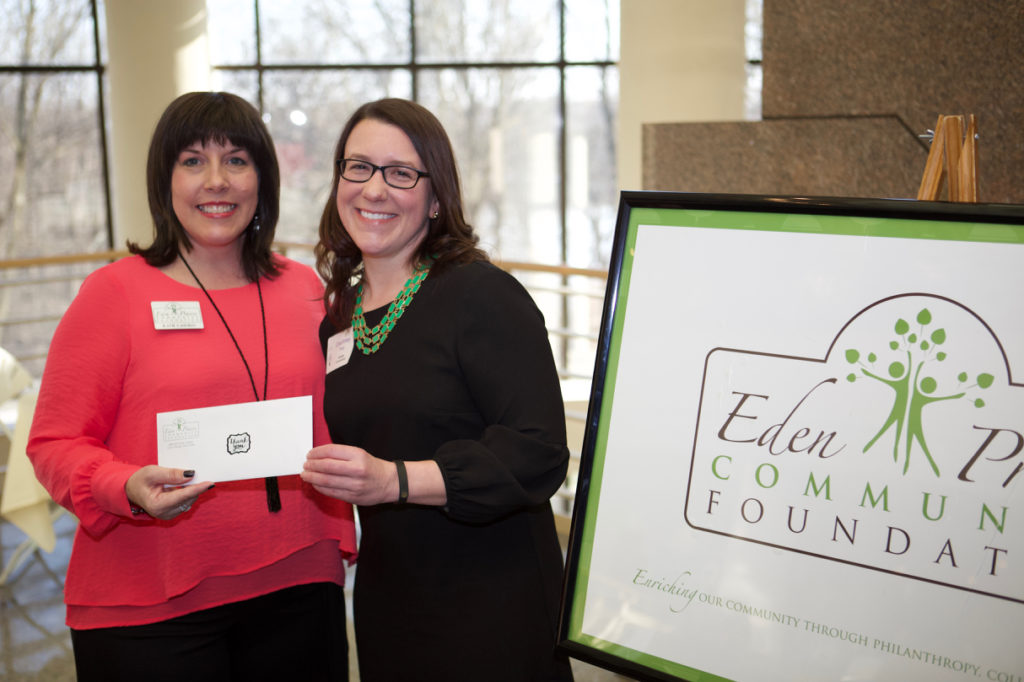 Nonprofits whose Eden Prairie projects are rated highly receive grants from the Foundation.