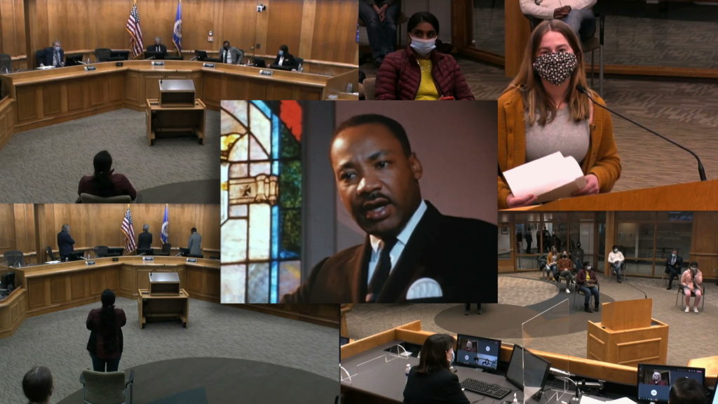 'MLK Words in Action' winners, video