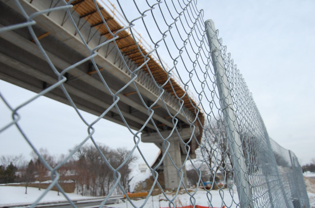 The construction of the Southwest LRT in Eden Prairie is set to continue throughout 2021. Photo credit- Sierra Blake 