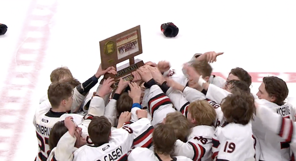 EP boys' hockey captures first state championship since 2011 in dramatic fashion