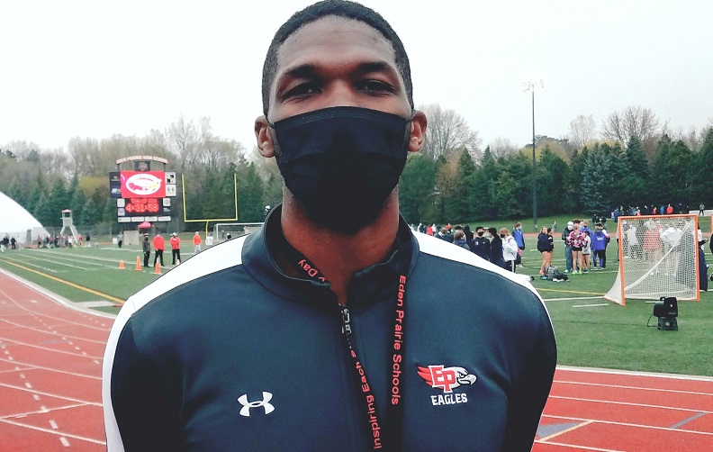 Trevor Mbakwe, former U of M basketball standout, has been hired as Eden Prairie High School's new activities coordinator. Photo credit - Dan Huss