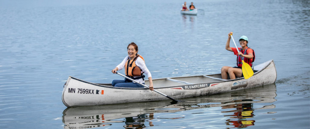 Canoeing is one of many activities offered as part of the many summer camps in or near Eden Prairie. Three Rivers Park District photo