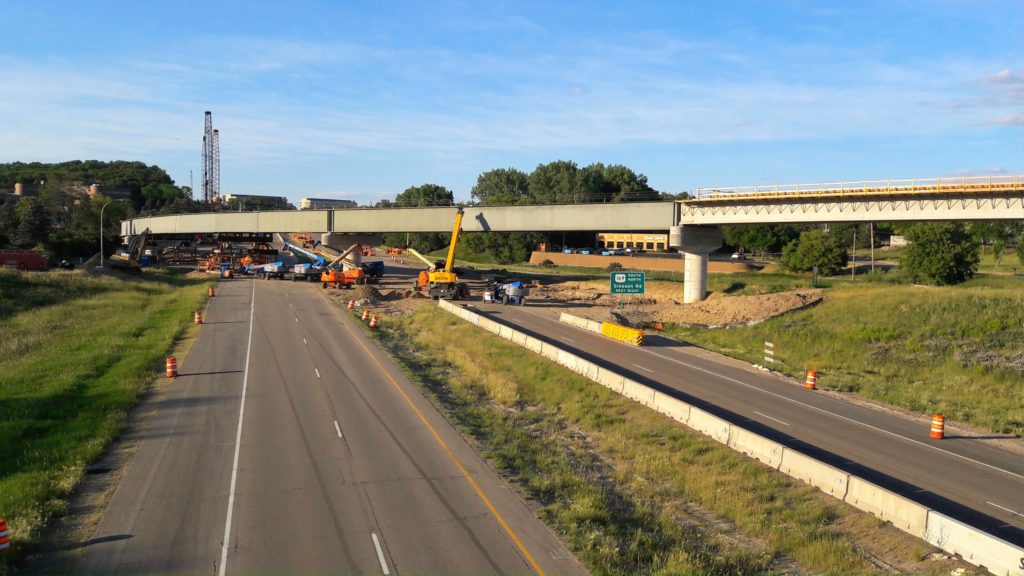 Bridge beams Hwy 212 June15, 2021