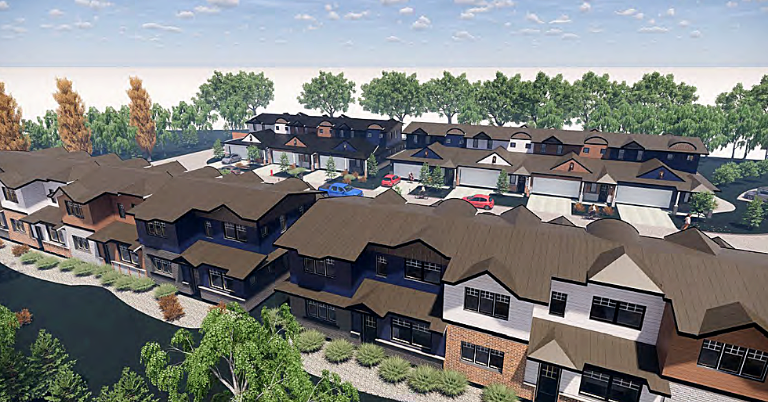 This rendering of what Morimoto City Homes might look like is part of the city staff report being considered June 15 by the Eden Prairie City Council.