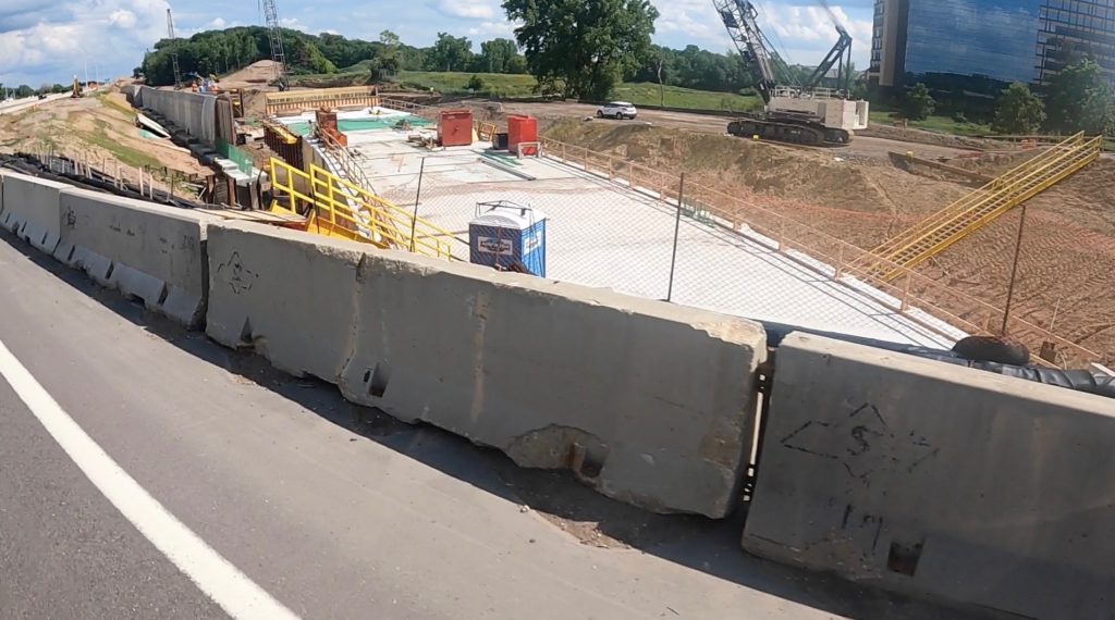 A display of a construction site