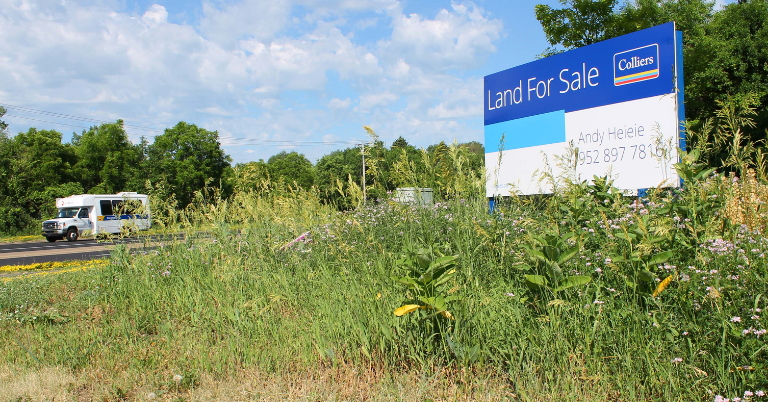 A development plan for land at County Road 1 and Hennepin Town Road is on the city council's agenda Aug. 17.