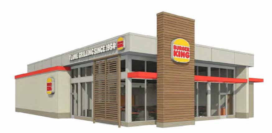 Rendering of a new Burger King at Highway 5 and County Road 4