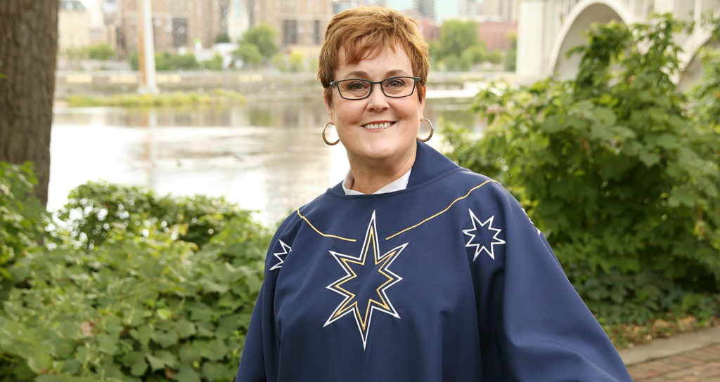 Long-time Eden Prairie resident Trish Vanni is the priest and pastoral leader of EP’s Charis Ecumenical Catholic Church. Photo courtesy of Trish Vanni
