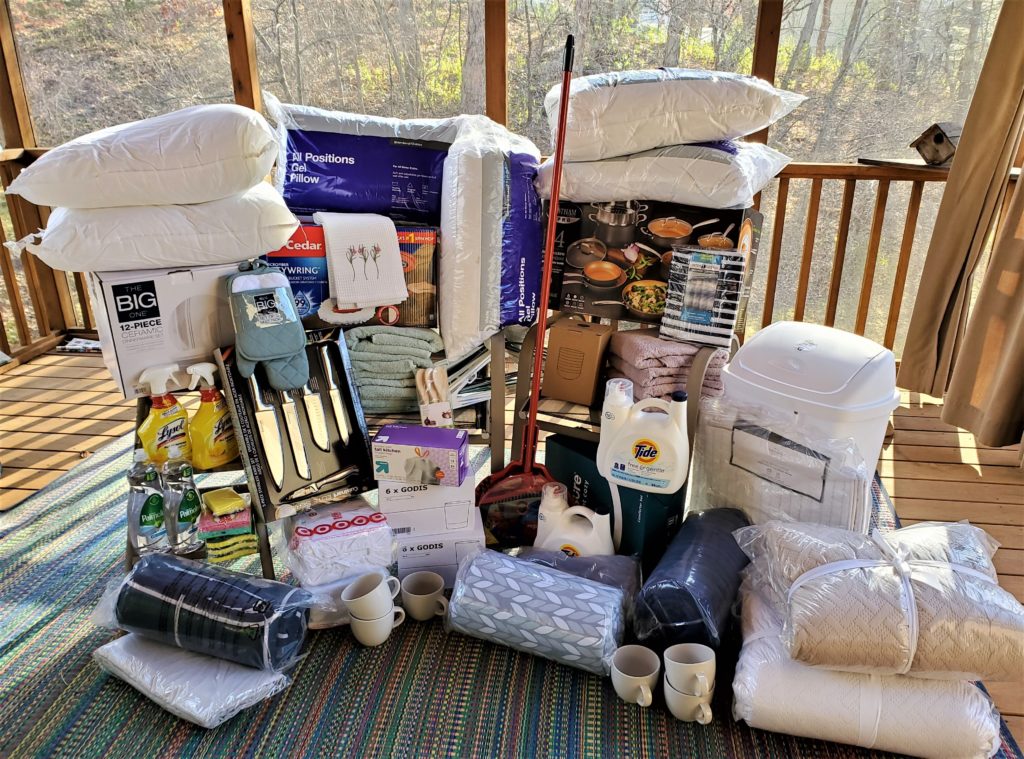 Photo of housing items 11/30/21