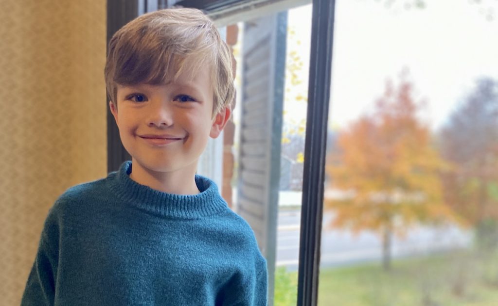 Eden Prairie resident Adam Christopher Scott, 7, is featured in a new Apple TV+ show. Photos by Stuart Sudak