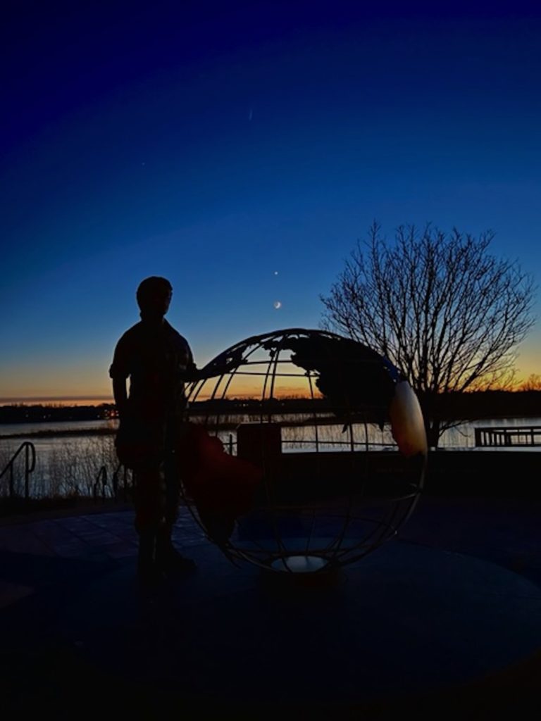 This photograph was taken at dusk Monday, Dec. 6, at Purgatory Creek Park in Eden Prairie. Photo by Kelley Regan