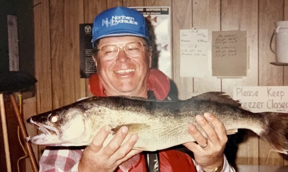 One of Larry Kleven's favorite pastimes was fishing. Photo courtesy of Andrea Kleven