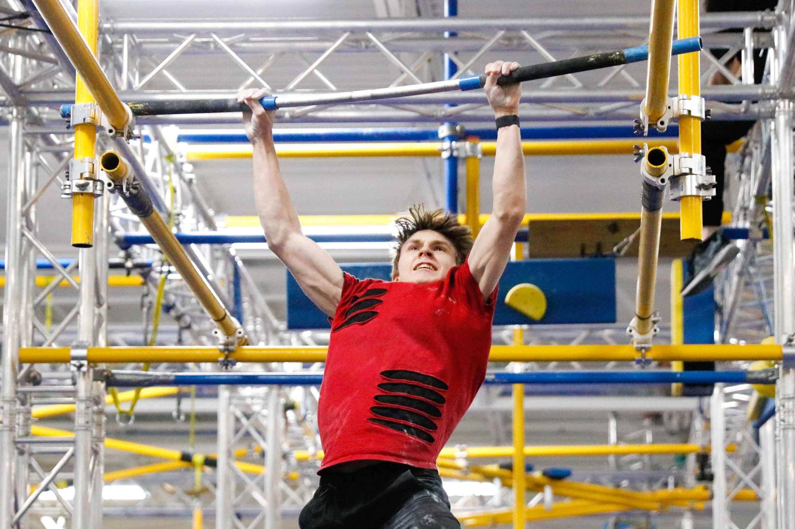 Phil Folsom competed on the hybrid course. Folsom won the men’s division and has competed in over 150 ninja competitions. Photos by Gillian Holte