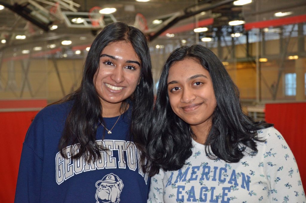 Keerthana and Harini, EPHS speech captains, March 2022