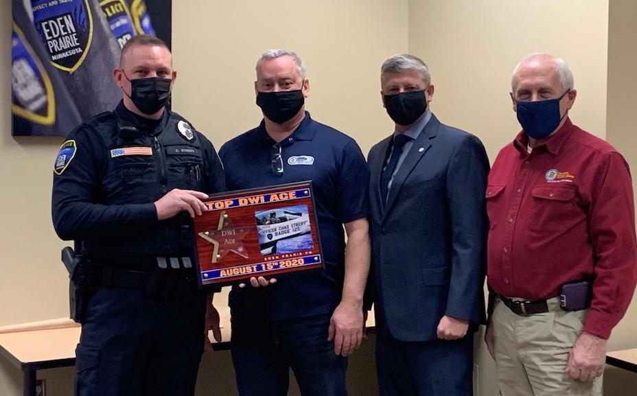 Officer's DWI-enforcement efforts recognized