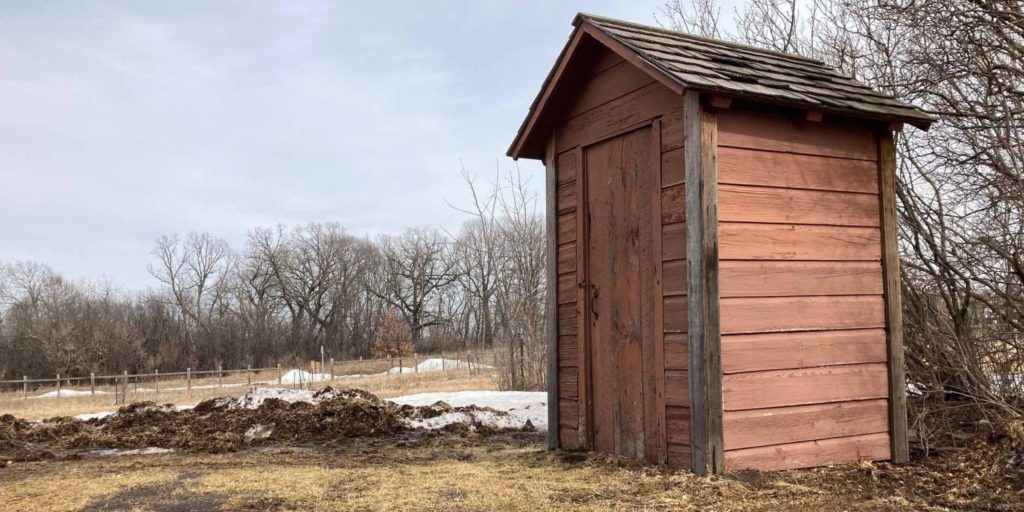 Reroofing of the historic Cummins-Grill-Phipps House in Eden Prairie will also include work on a shed and this former outhouse, with a state grant funding most of the project.