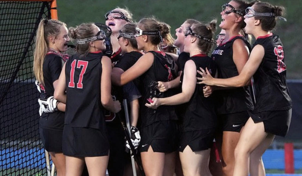 Eden Prairie pulled off an upset to get into the 2021 state girls' lacrosse tournament. Submitted photo by EP girls' lacrosse