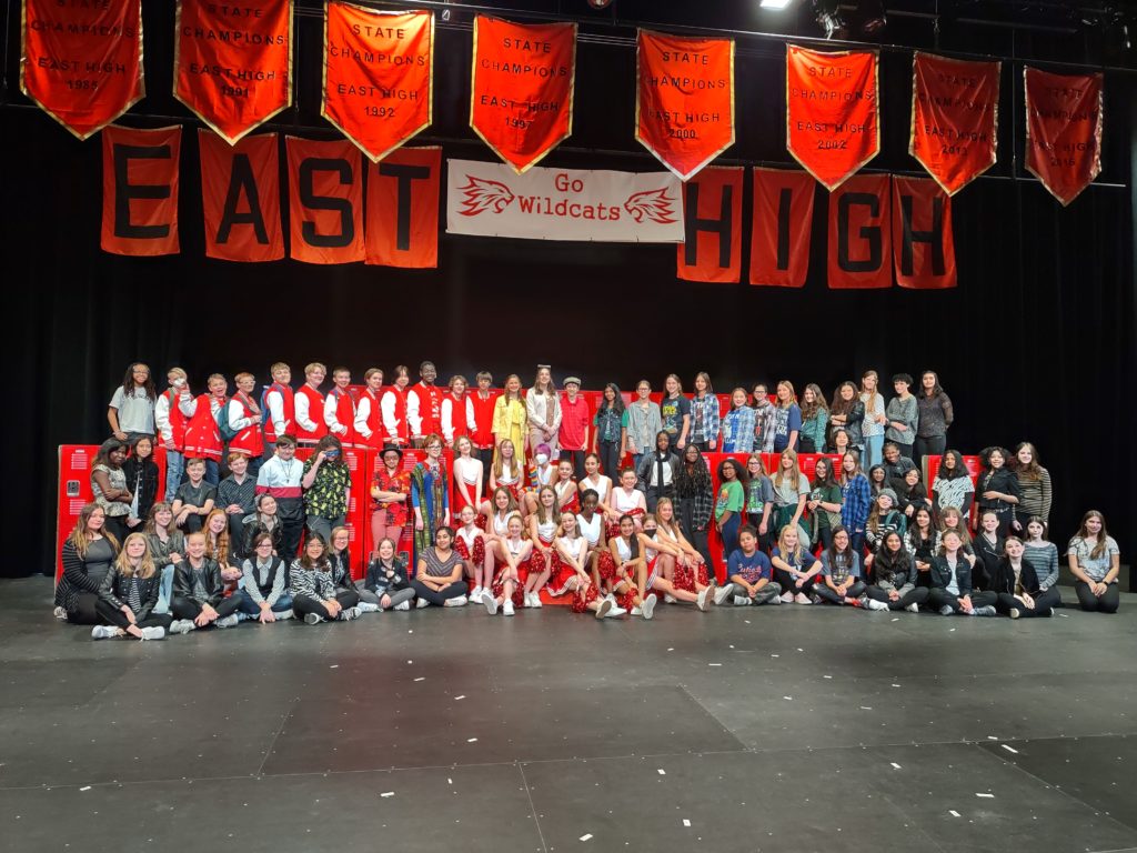 The full cast of "High School Musical." Photo courtesy of Lauren Scherer.