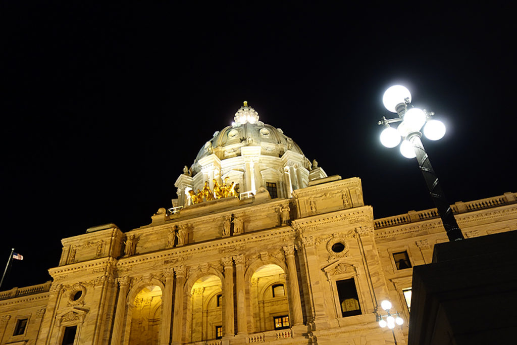 A little before 10 p.m. — two hours from the end of the 2022 regular session — House Majority Leader Ryan Winkler acknowledged that all would not be wrapped up before midnight. MinnPost photo by Peter Callaghan