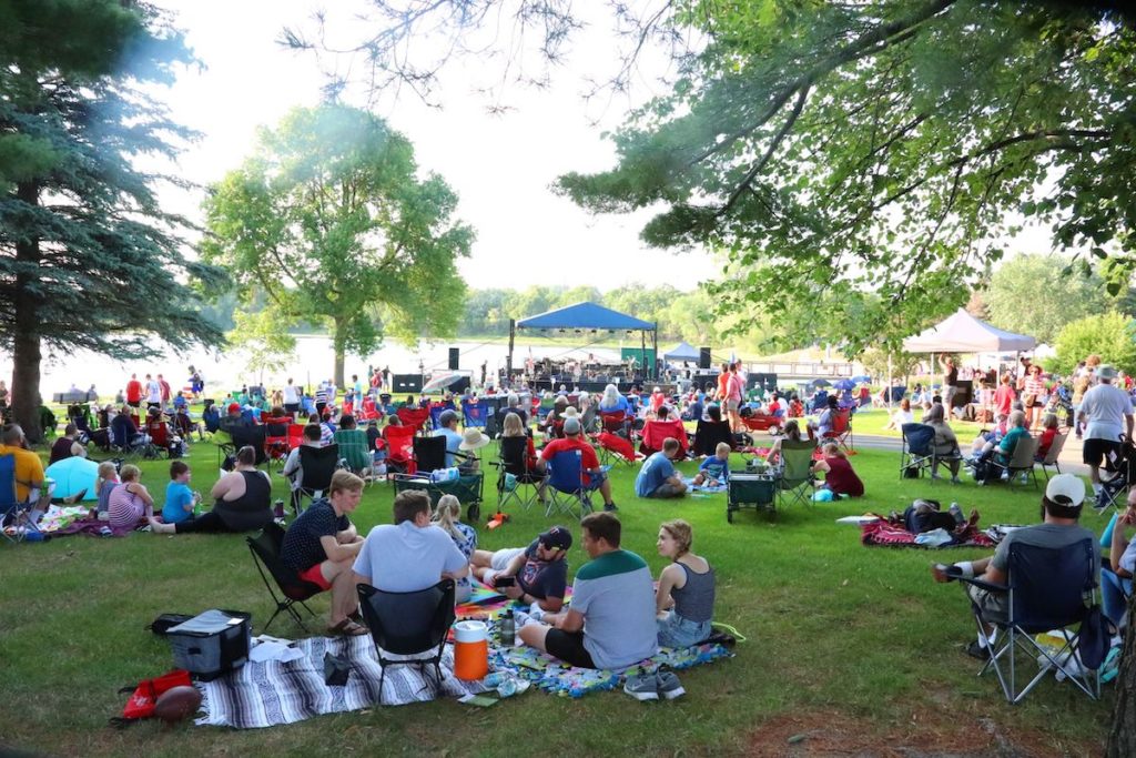 Last year's 4th of July Hometown Celebration drew plenty of people to Round Lake Park. Photos courtesy of the City of Eden Prairie