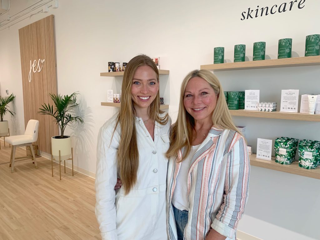 Emily and Patty Gilk in Eden Prairie Store