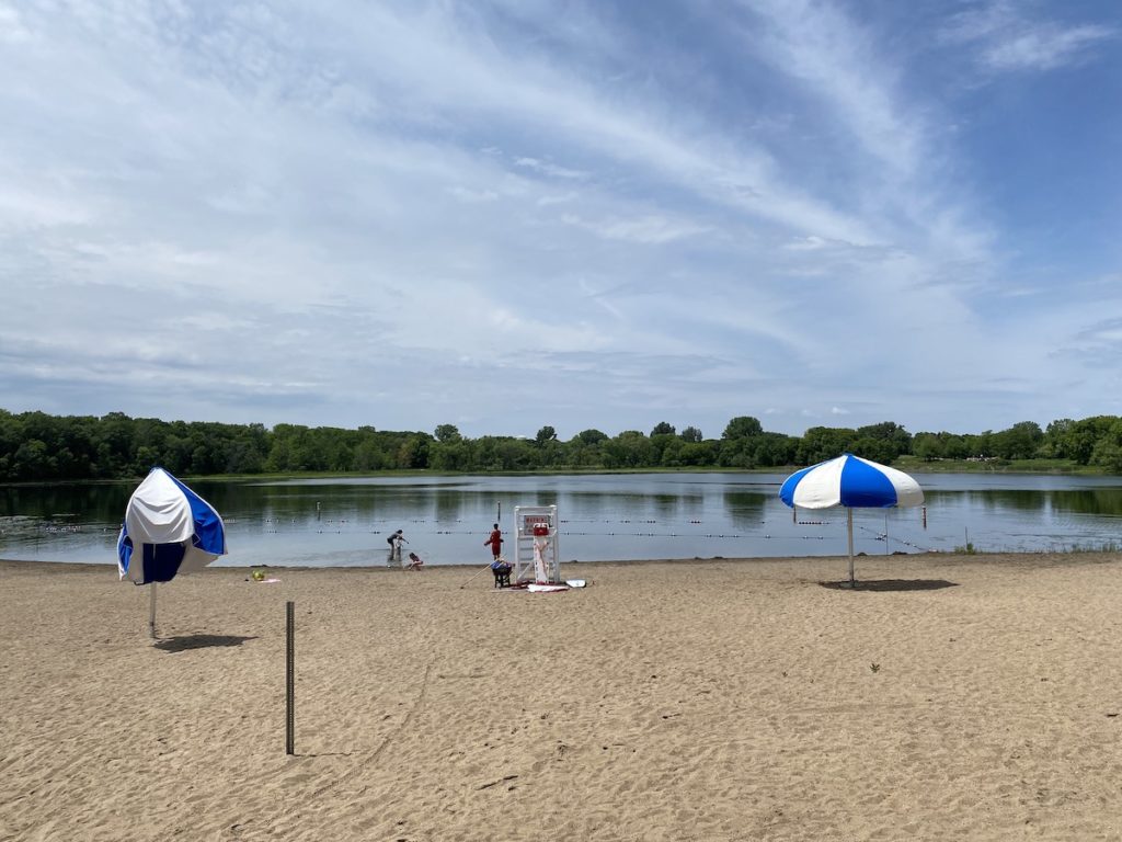 Round Lake Beach in Eden Prairie (pictured last summer). File photo