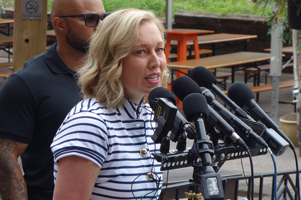 Prime sponsor, state Rep. Heather Edelson, DFL-Edina, said the bill doesn’t include taxation of the newly legal products and lacks enough regulation and enforcement – items she said she would now like to remedy. MinnPost photos by Peter Callaghan