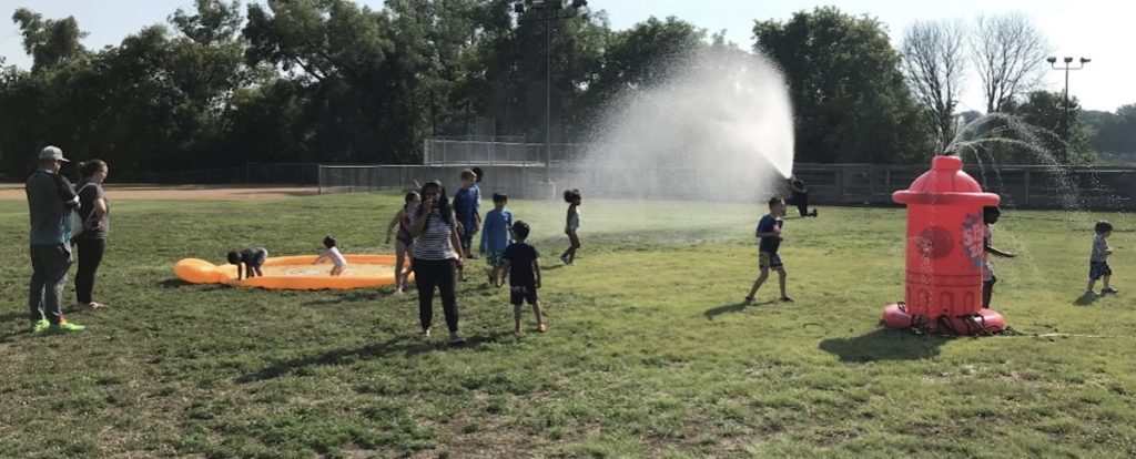 Splash pad event a cool respite from the heat