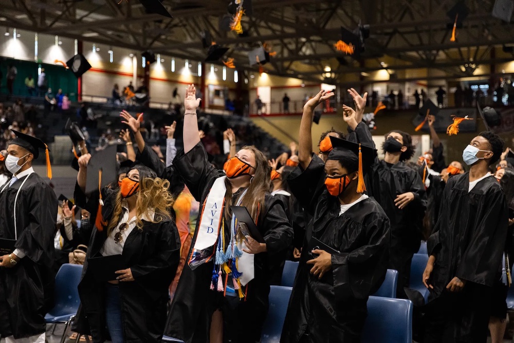 The 2021 Humboldt High School graduation. Photo by Jaida Grey Eagle of the Sahan Journal