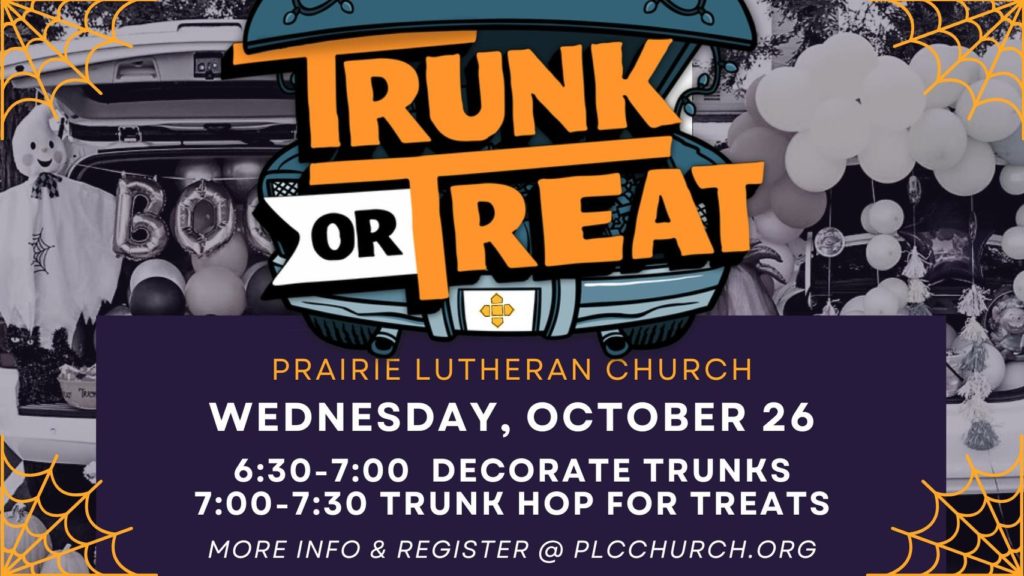 Trunk or Treat at Prairie Lutheran