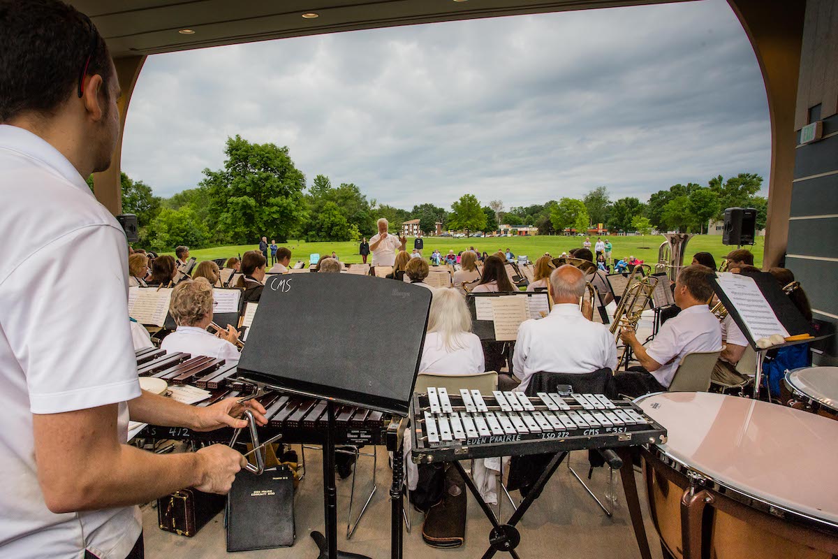 The Eden Prairie Community Band performs a wide variety of music year-round in the city and neighboring communities. Photo courtesy of the Eden Prairie Community Band