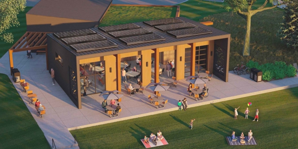A few recent design changes have been made, but City of Eden Prairie officials say the new building at Round Lake Park will look something like this, which is a screen shot from a presentation provided to city officials at meetings this fall.