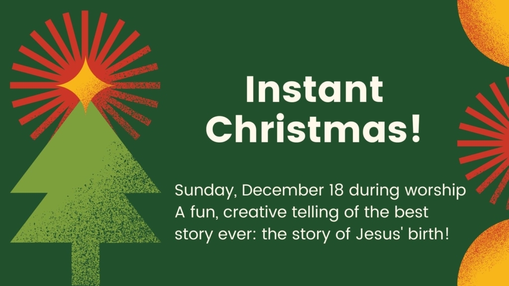 Instant Christmas at Prairie Lutheran