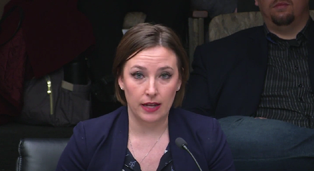 PRO Act chief author Rep. Carlie Kotyza-Witthuhn: “What happened to Roe could happen in Minnesota, too.” The Democrat represents District 49B in Eden Prairie. Screenshot