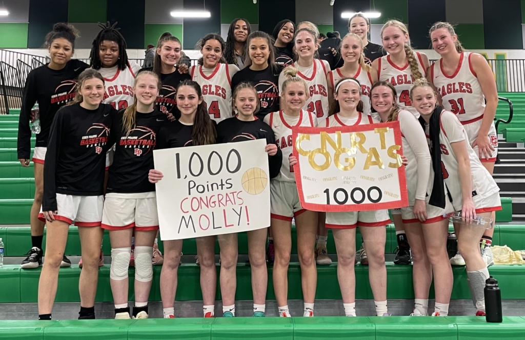 Milestone night for Eagles' Molly Lenz in regular season finale at Edina