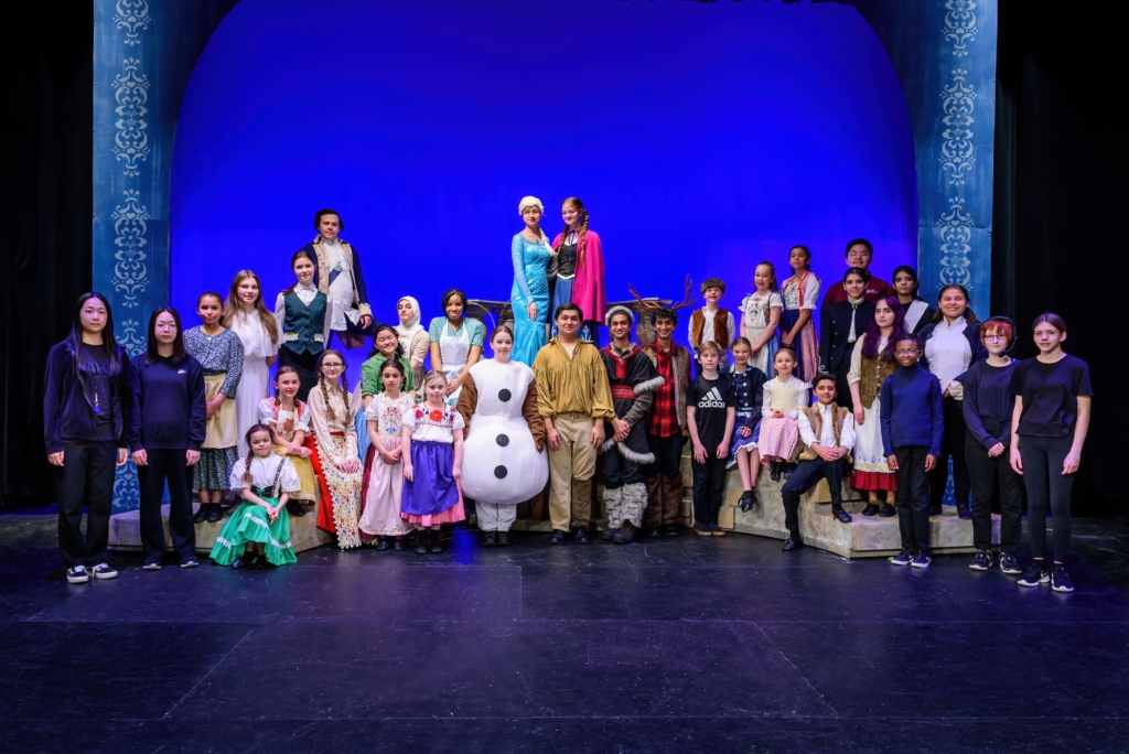 Cast and crew from ISM's production of the Disney musical, "Frozen Jr." All photos courtesy of ISM