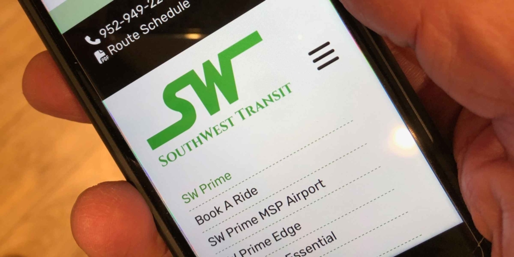 The SW Prime software app used for scheduling SouthWest Transit’s on-demand, point-to-point rides will soon include an option to use services provided by the ridesharing company called Lyft. Staff photo