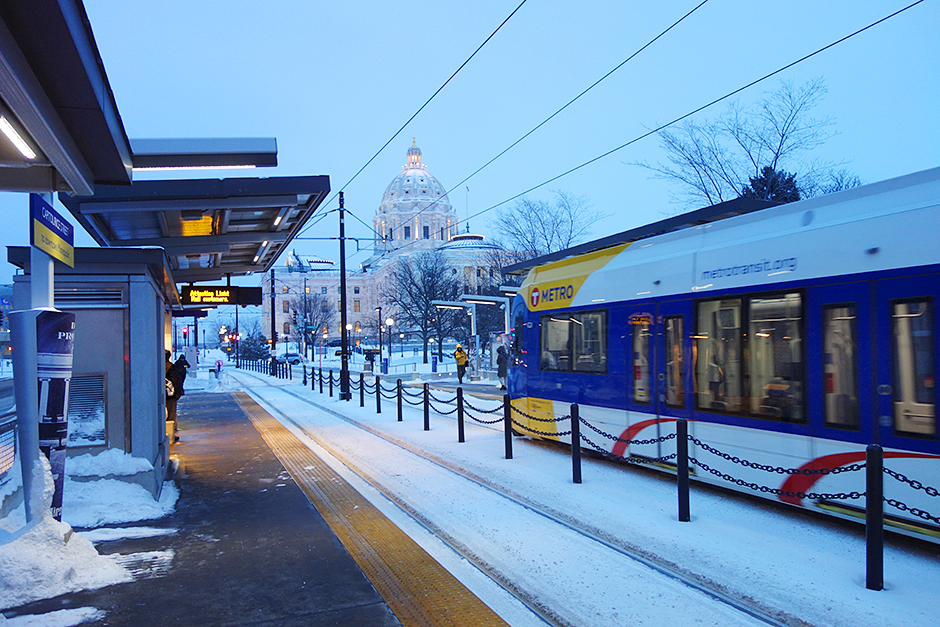 In his budget update last week, Gov. Tim Walz requested $11.45 million for a transit safety package for the Met Council. MinnPost photo by Peter Callaghan