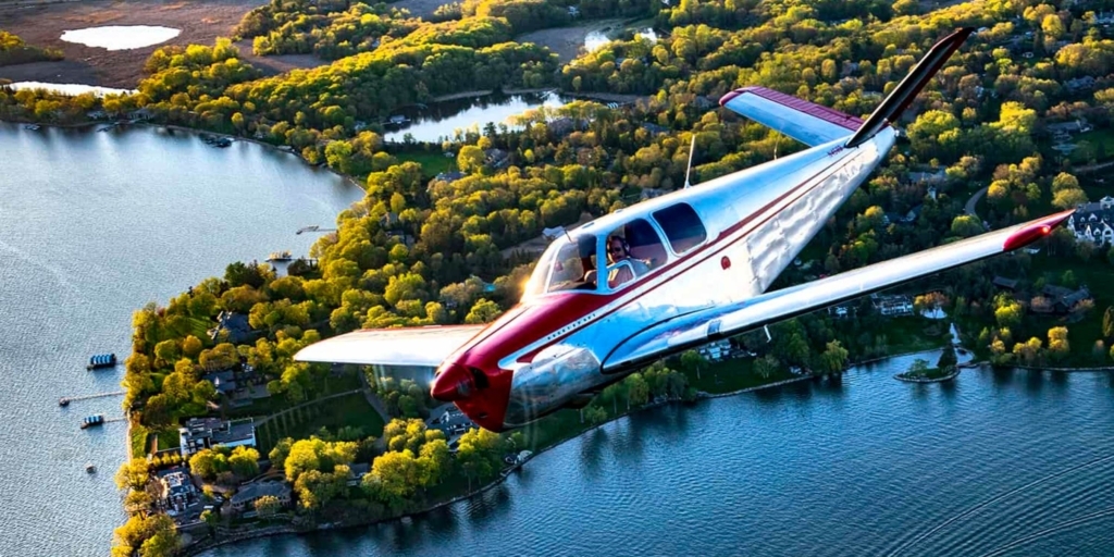 A four-months-long sweepstakes for a 1948 Beechcraft Bonanza airplane begins as part of a Wings of the North pancake breakfast fundraiser being held May 6 at Flying Cloud Airport in Eden Prairie. (Photo courtesy of Wings of the North)