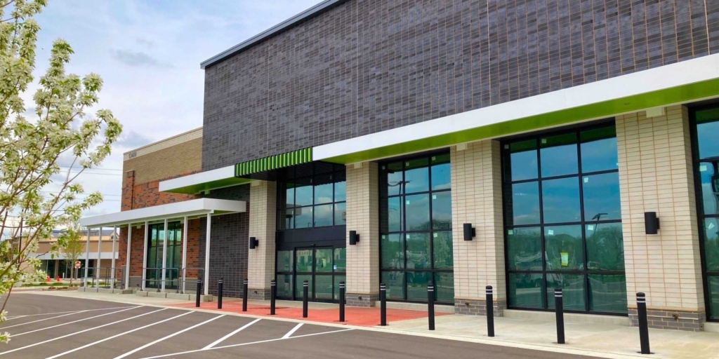 The building on Castlemoor Drive was intended to be a grocery store, but work stopped after the structure’s shell and parking lot were completed. File photo