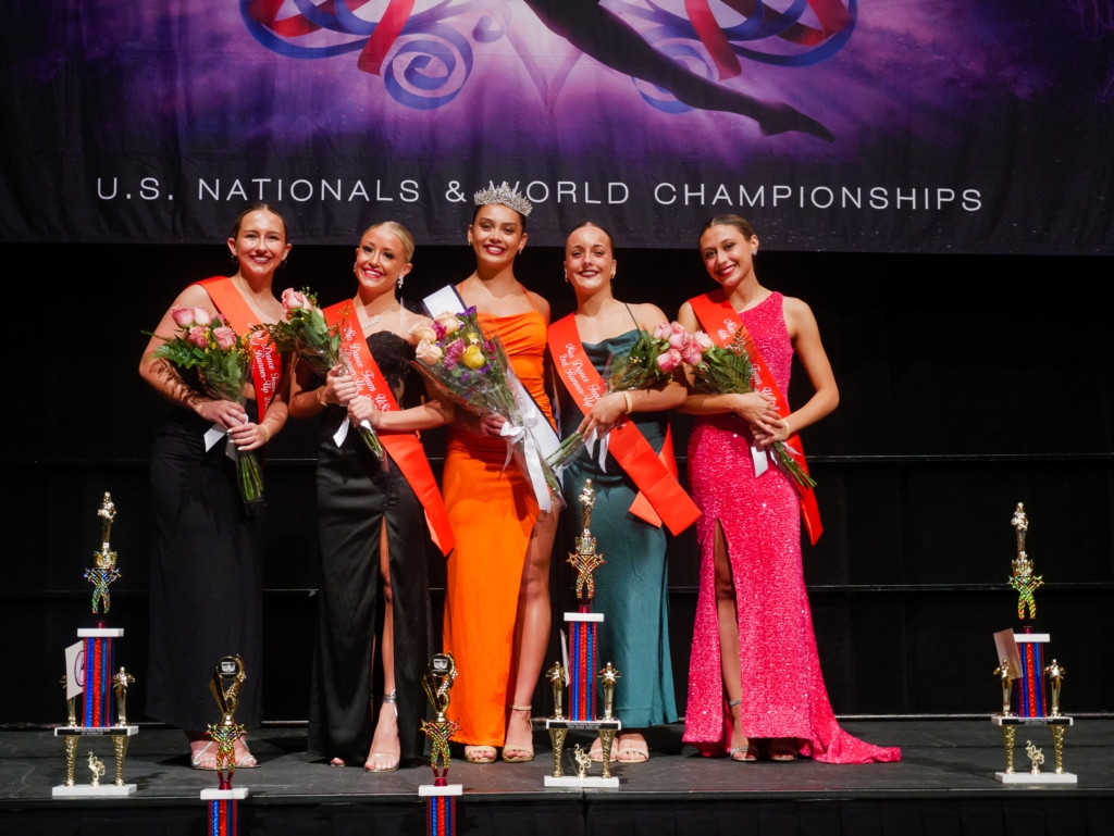 Vanessa Barnes (center) was crowned Miss Dance Team USA. Contributed photo