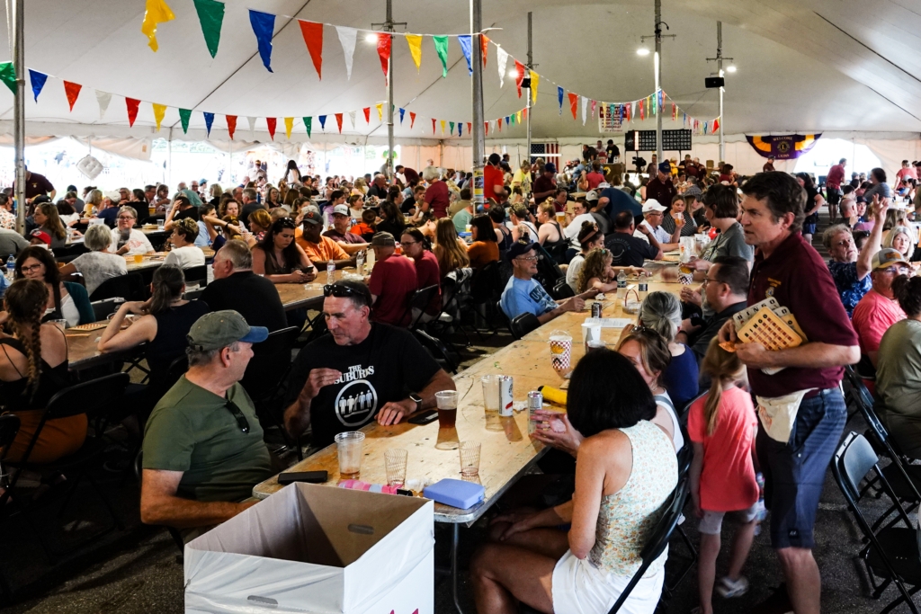 Bingo Under the Big Top during last year's Schooner Days.