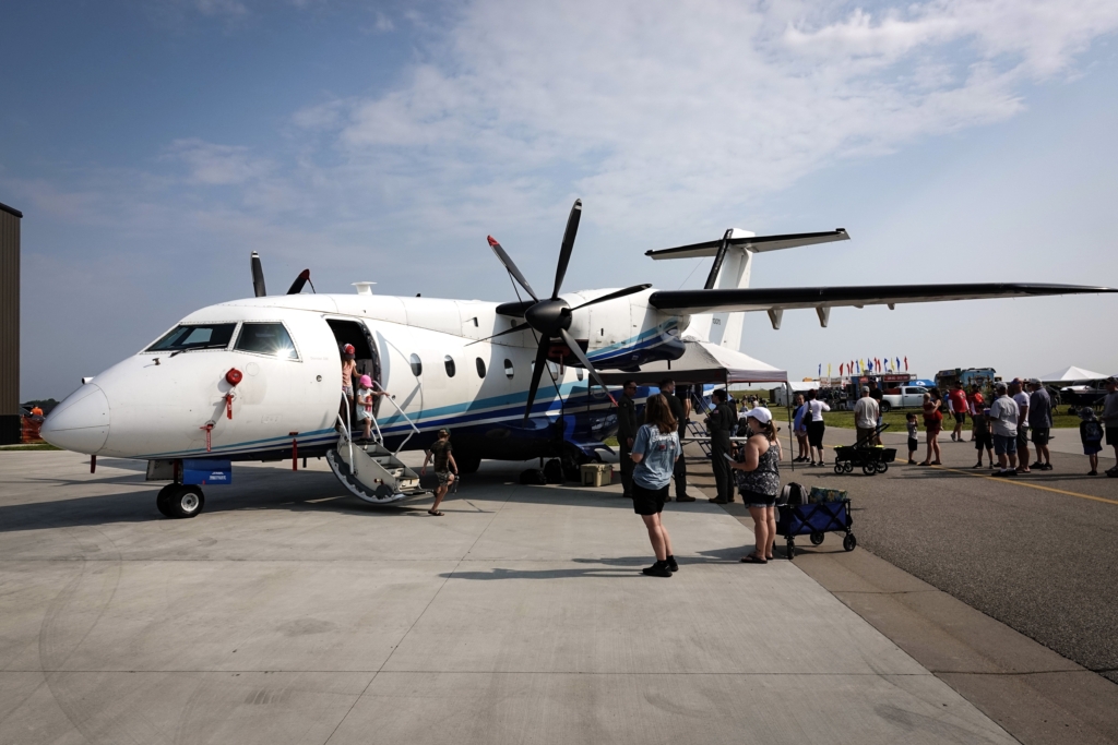 Flashback to July at AirExpo 23: A Dornier C-146A Wolfhound from the 919th Special Operations Wing of the U.S. Air Force displayed. It was announced last week that there will be no AirExpo in 2024. File photo by Gretchen Haynes