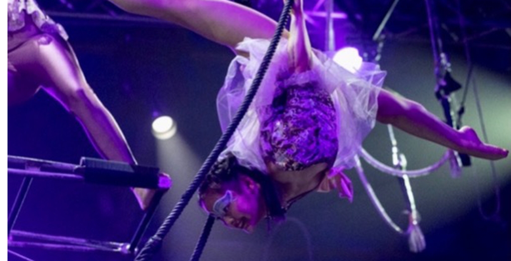 Genevieve Gellerman performs with Circus Juventas. 