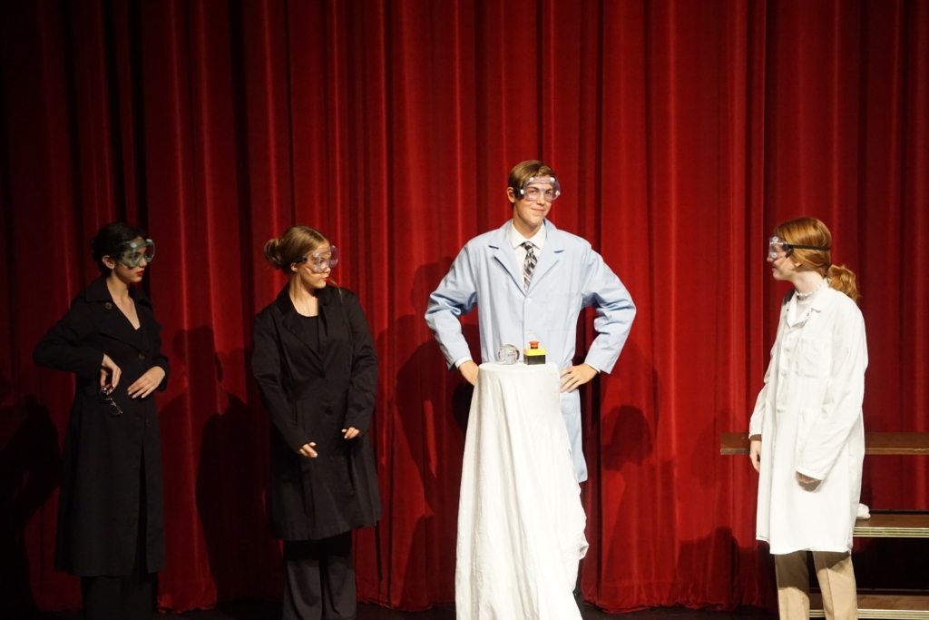 A skit from EPHS Drama's "Trajectories." Photo by Sophia Yoerks