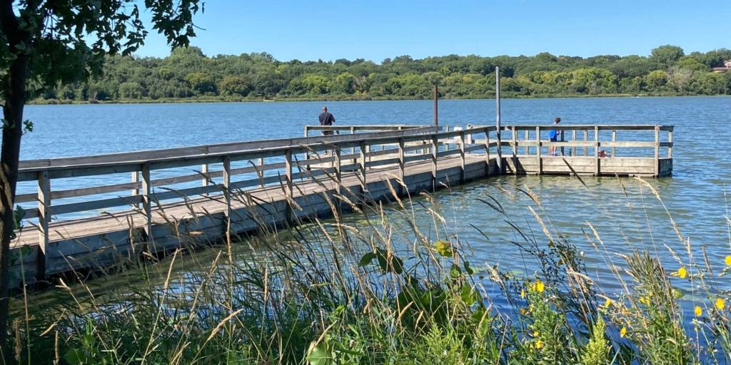 An agreement with the state, approved Tuesday by the Eden Prairie City Council, will have the Department of Natural Resources replacing the old fishing pier near the Staring Lake Outdoor Center. Photo by Mark Weber