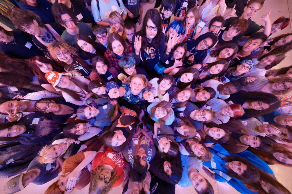 PiM Arts High’s Class of 2027 at the RESPECT Retreat on Aug. 24. Photo by Rob Thompson