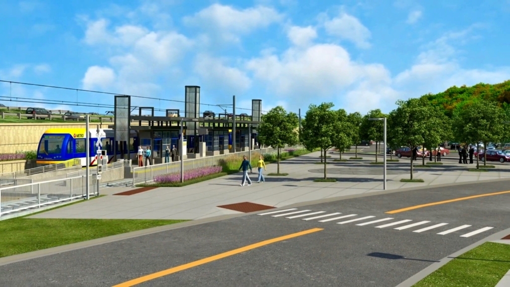 City West Station, Eden Prairie.