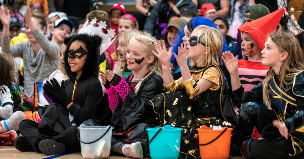 Children at Chanhassen Halloween Party